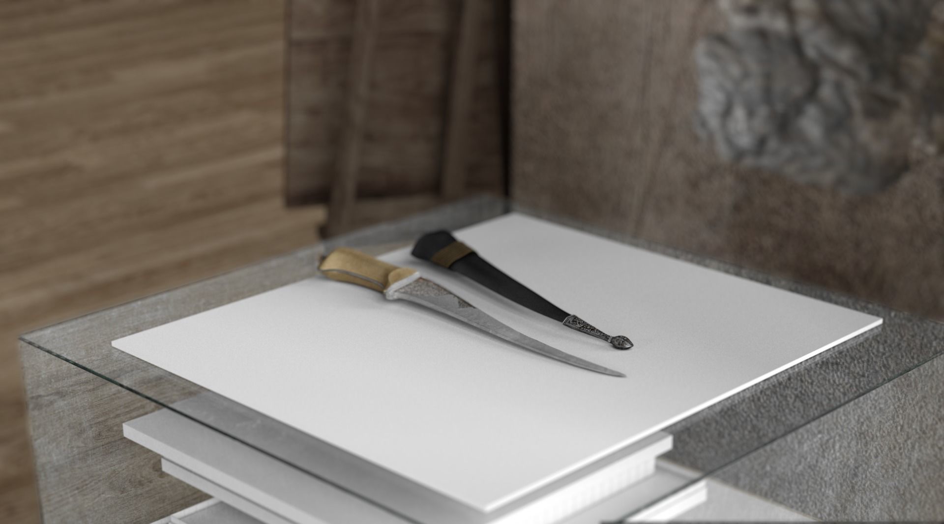 PESH-KABZ samurai sword 3D model_3