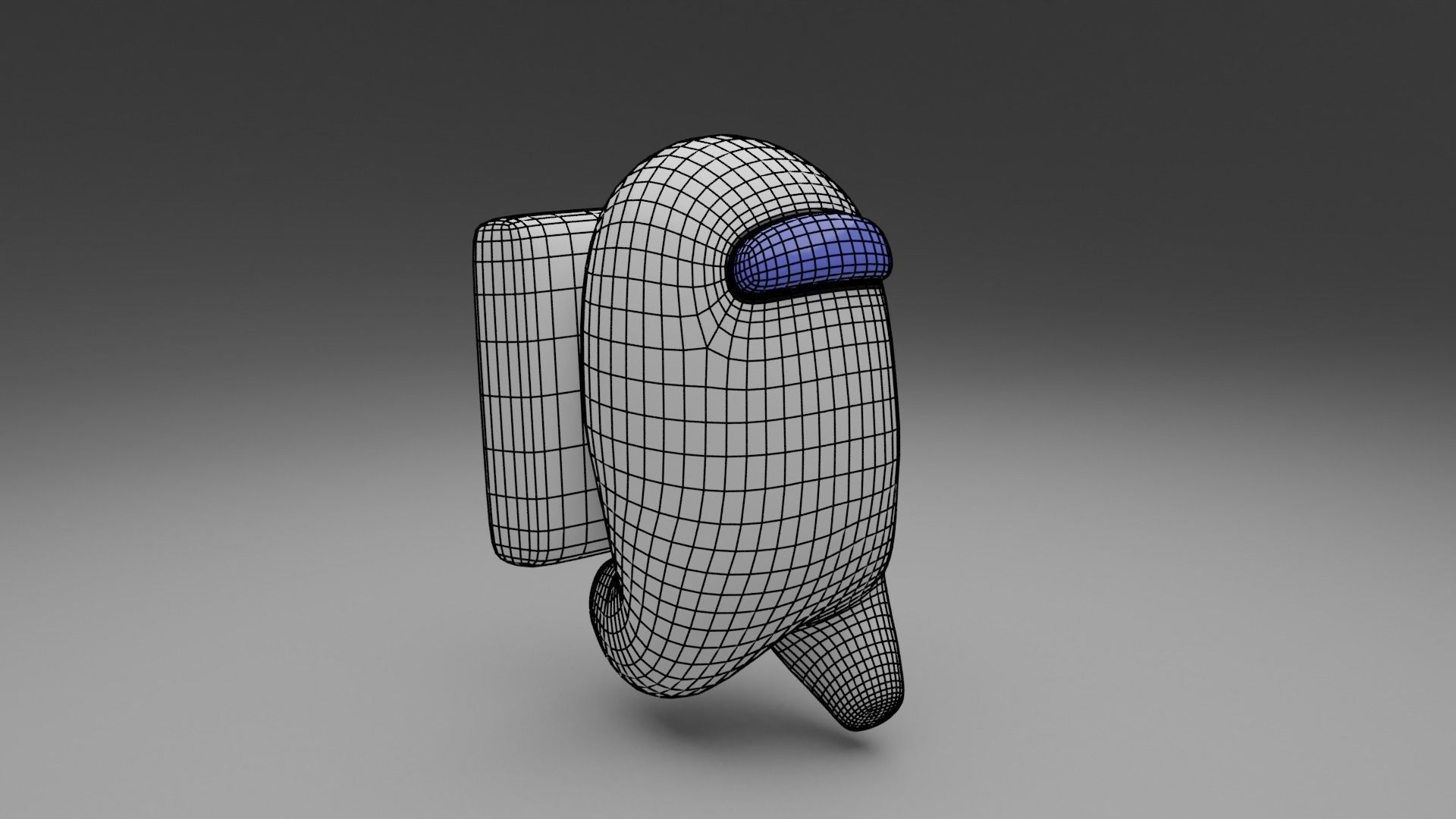 Among Us  - Character Rigged Low-poly 3D model_10