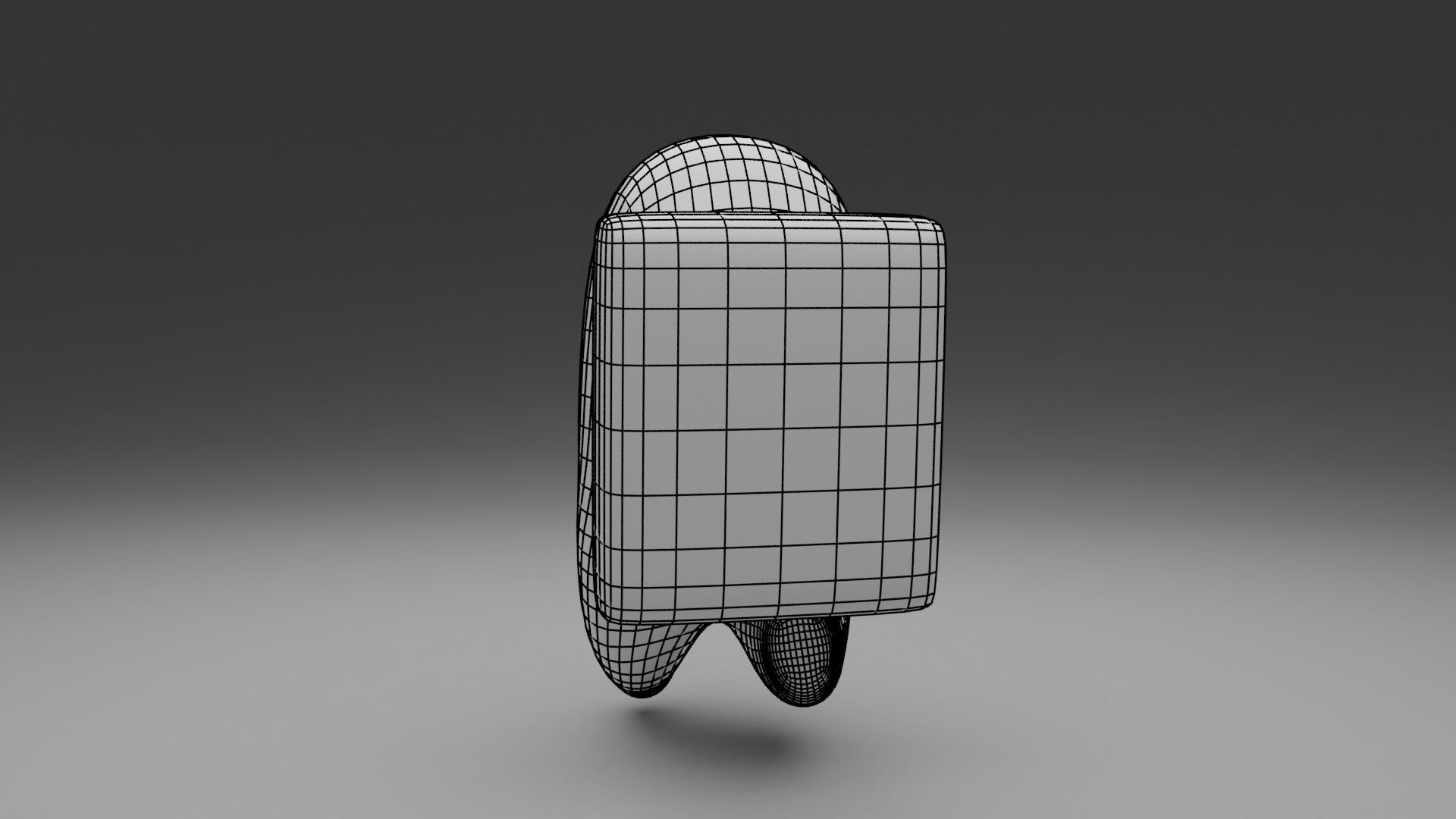 Among Us  - Character Rigged Low-poly 3D model_9