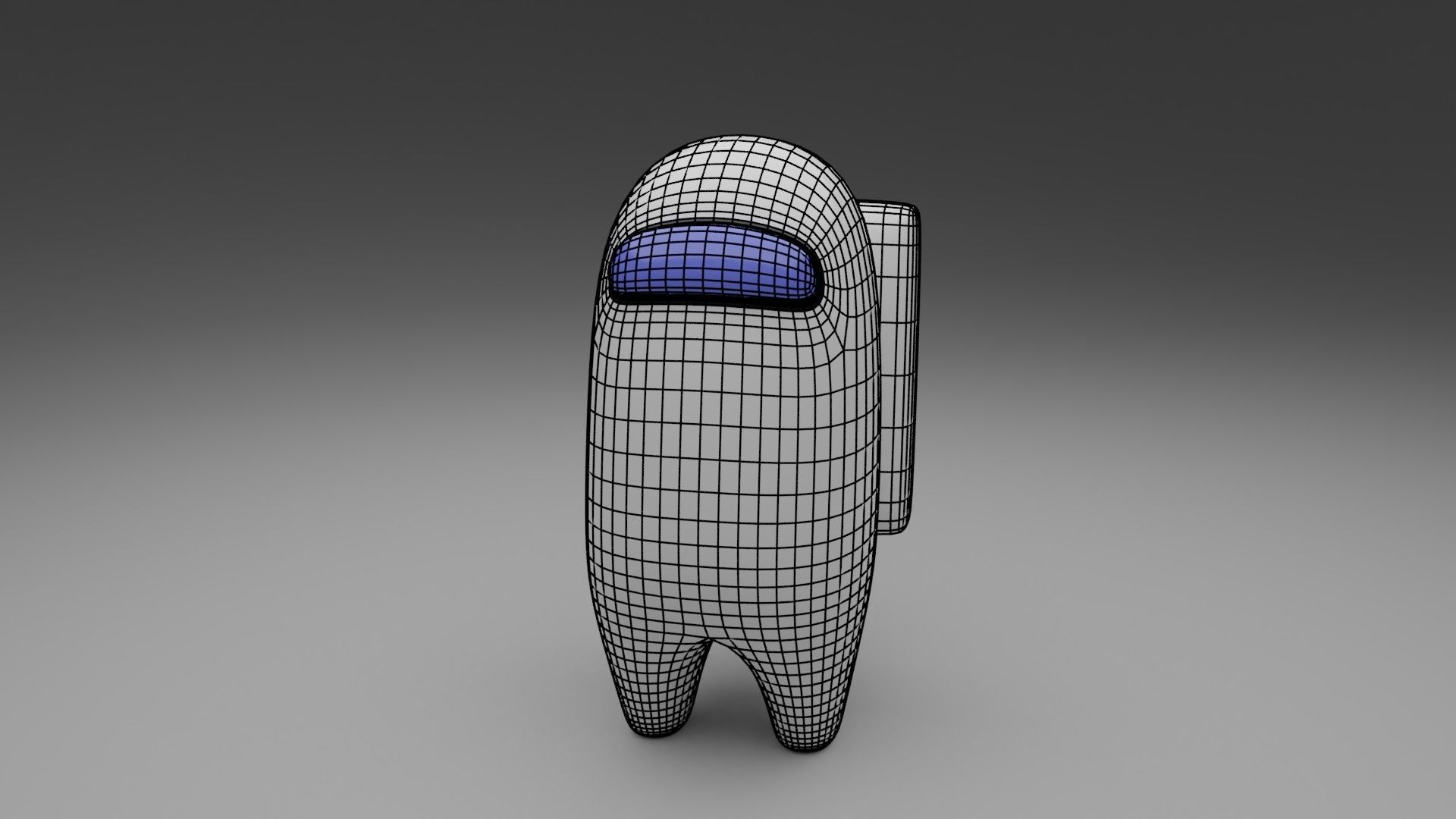 Among Us  - Character Rigged Low-poly 3D model_7