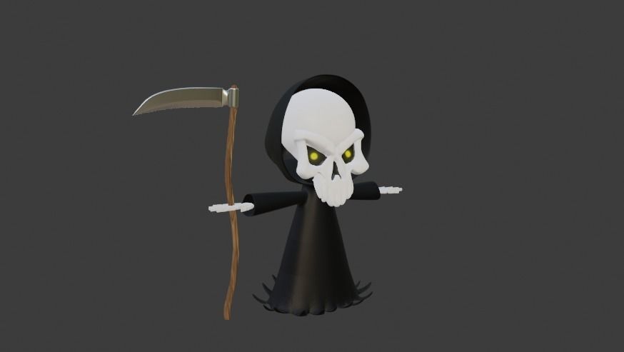 grim scary character 3D model_2