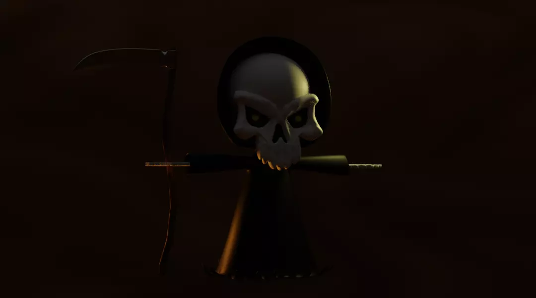 grim scary character 3D model_0