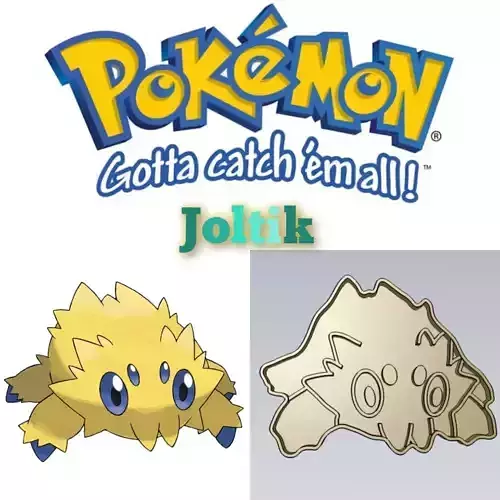 Amazing Pokemon Joltik Cookie Cutter Stamp Cake Decorating 