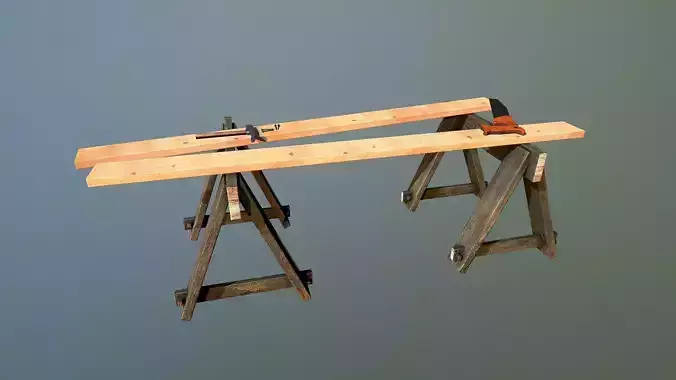 Small Old Carpentry Set Game Ready