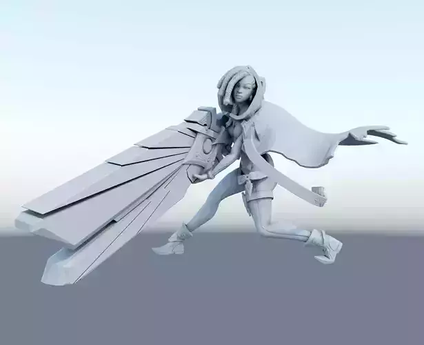 Senna League of Legends 3D print model