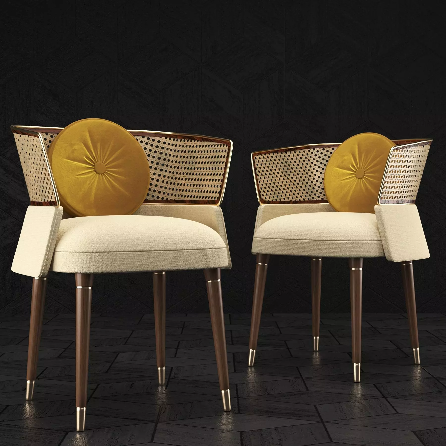 Modern Furniture Set 445 3D model