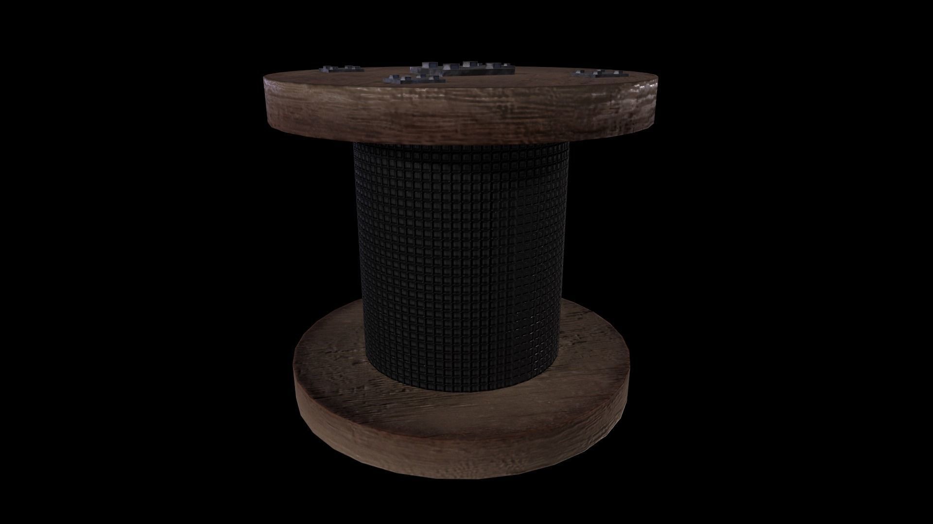 Pulley Game Ready - Low Poly PBR 3D Model Low-poly 3D model_2