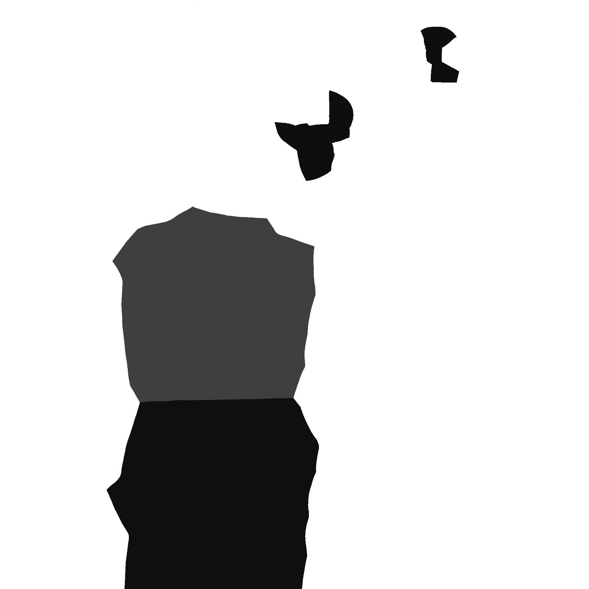 SciFi Brain Helmet 07 Blue Cartoon - Character Design Fashion Low-poly 3D model_21