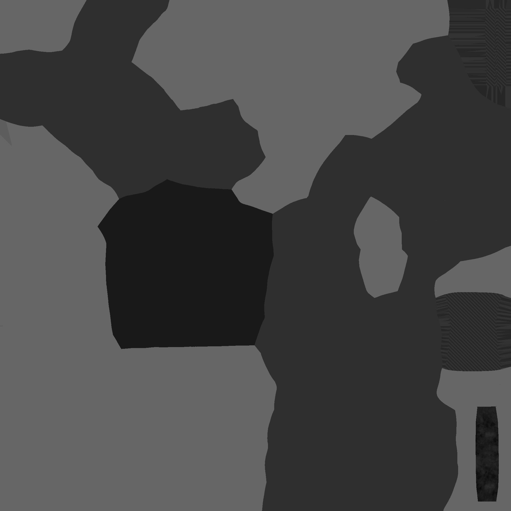 SciFi Brain Helmet 07 Blue Cartoon - Character Design Fashion Low-poly 3D model_14