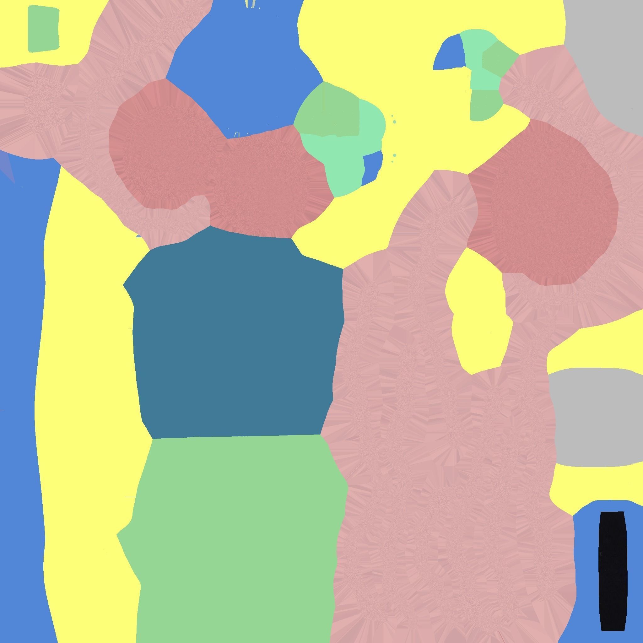 SciFi Brain Helmet 07 Blue Cartoon - Character Design Fashion Low-poly 3D model_16