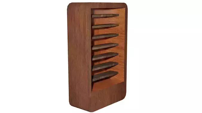 Cabinet Game Ready Low-Poly Low-poly 3D model