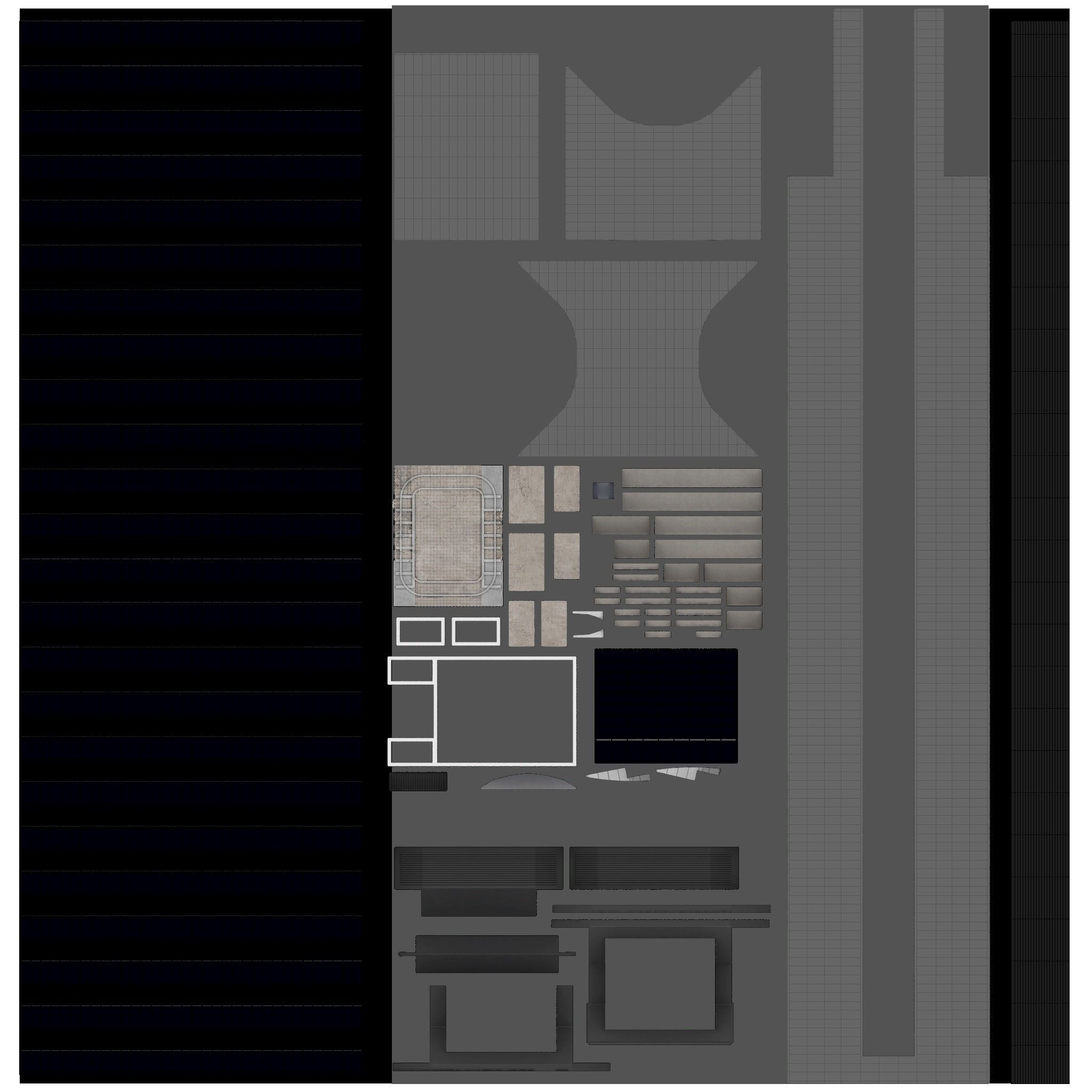 Cepsa Tower Madrid Low-poly 3D model_16