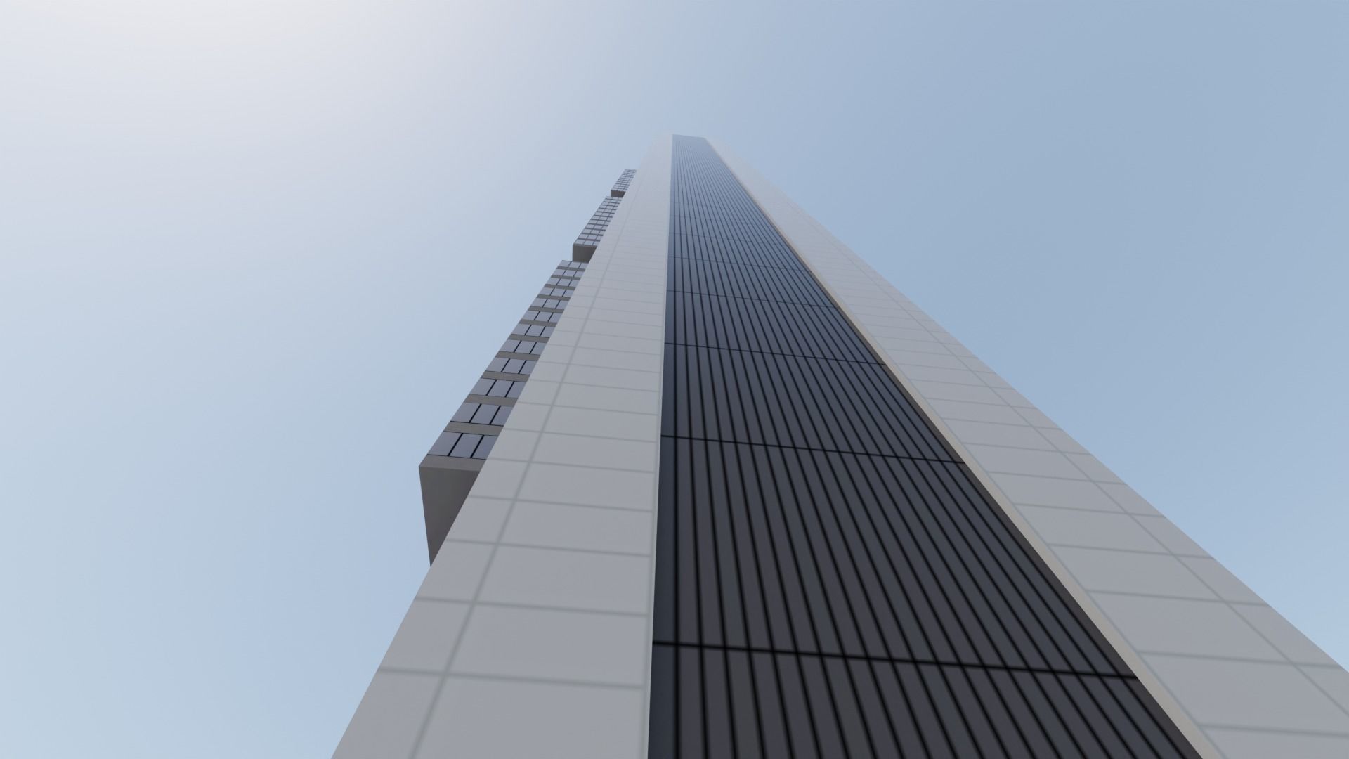 Cepsa Tower Madrid Low-poly 3D model_8
