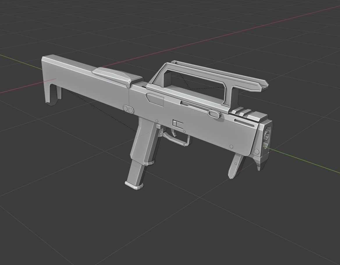 FMG-9 Low Poly Low-poly 3D model_9
