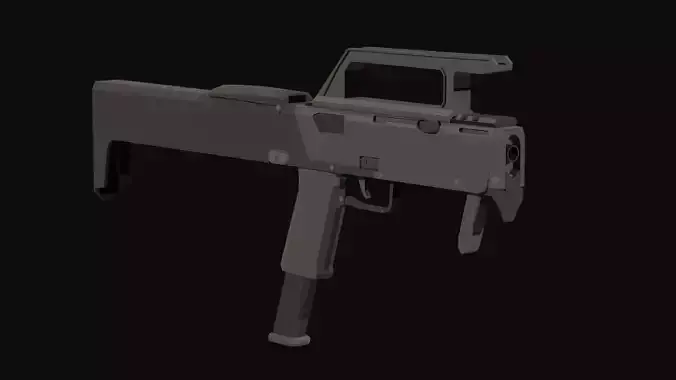 FMG-9 Low Poly Low-poly 3D model