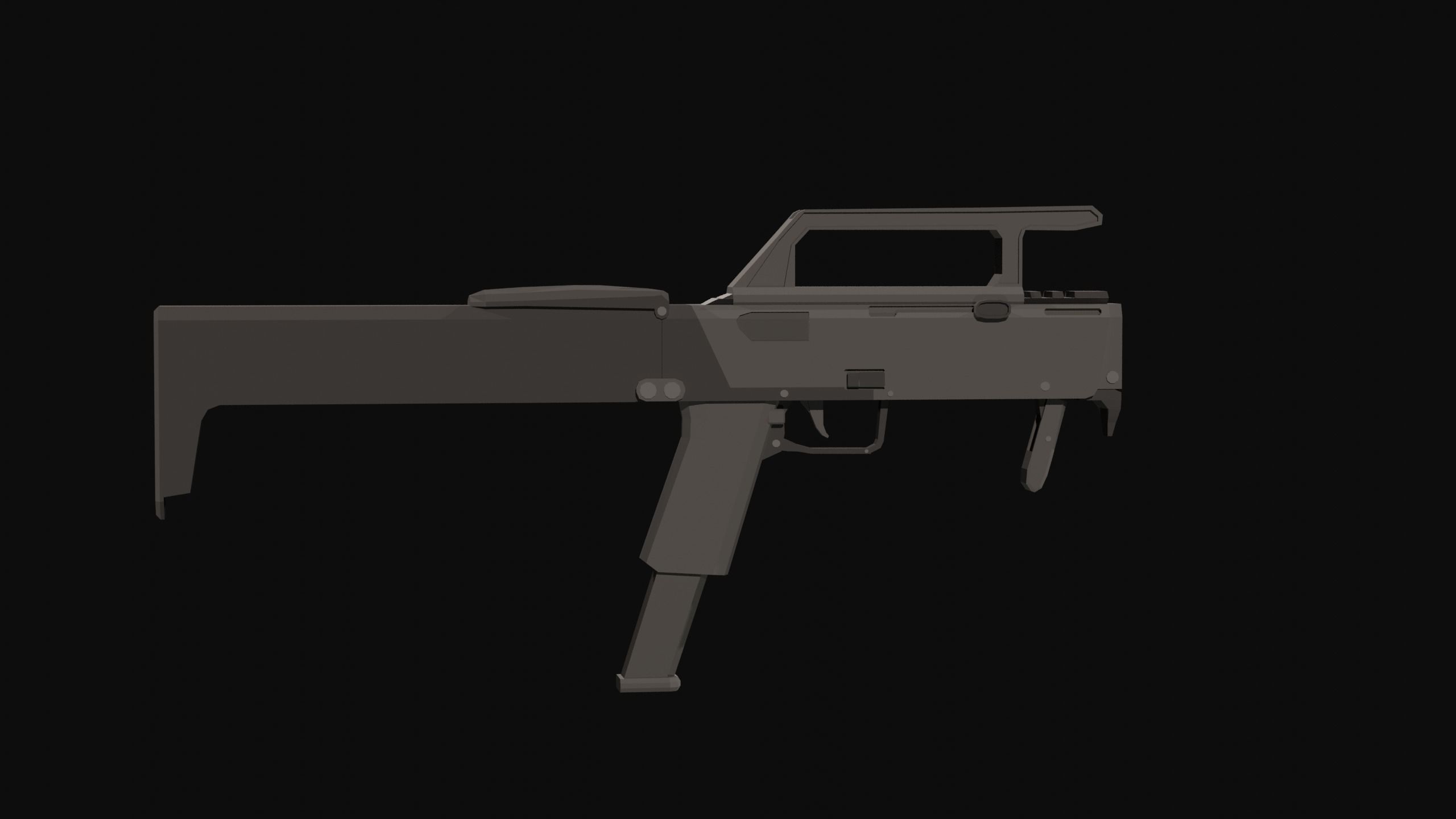 FMG-9 Low Poly Low-poly 3D model_7