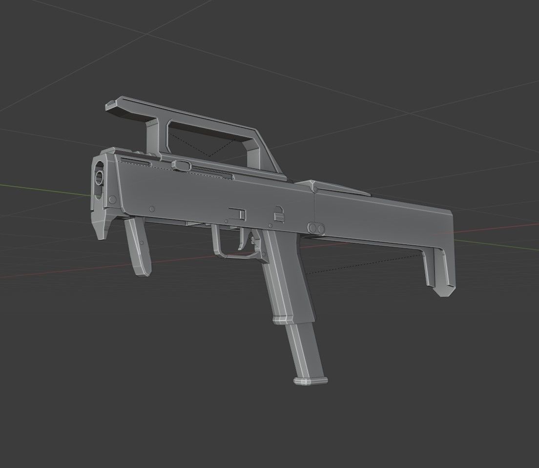 FMG-9 Low Poly Low-poly 3D model_10