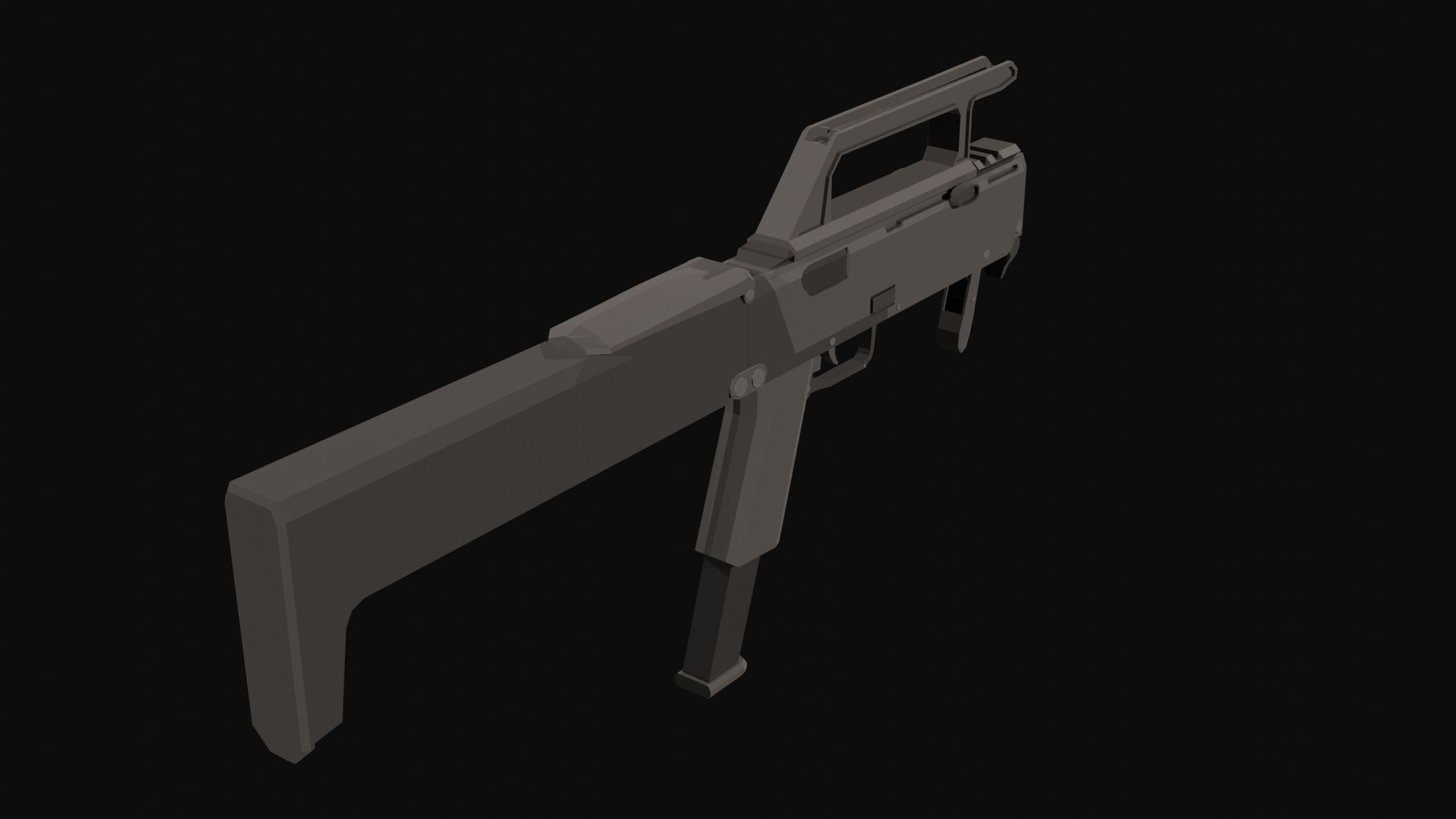 FMG-9 Low Poly Low-poly 3D model_5