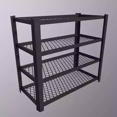 Cabinet Game Ready Low-Poly  Low-poly 3D model