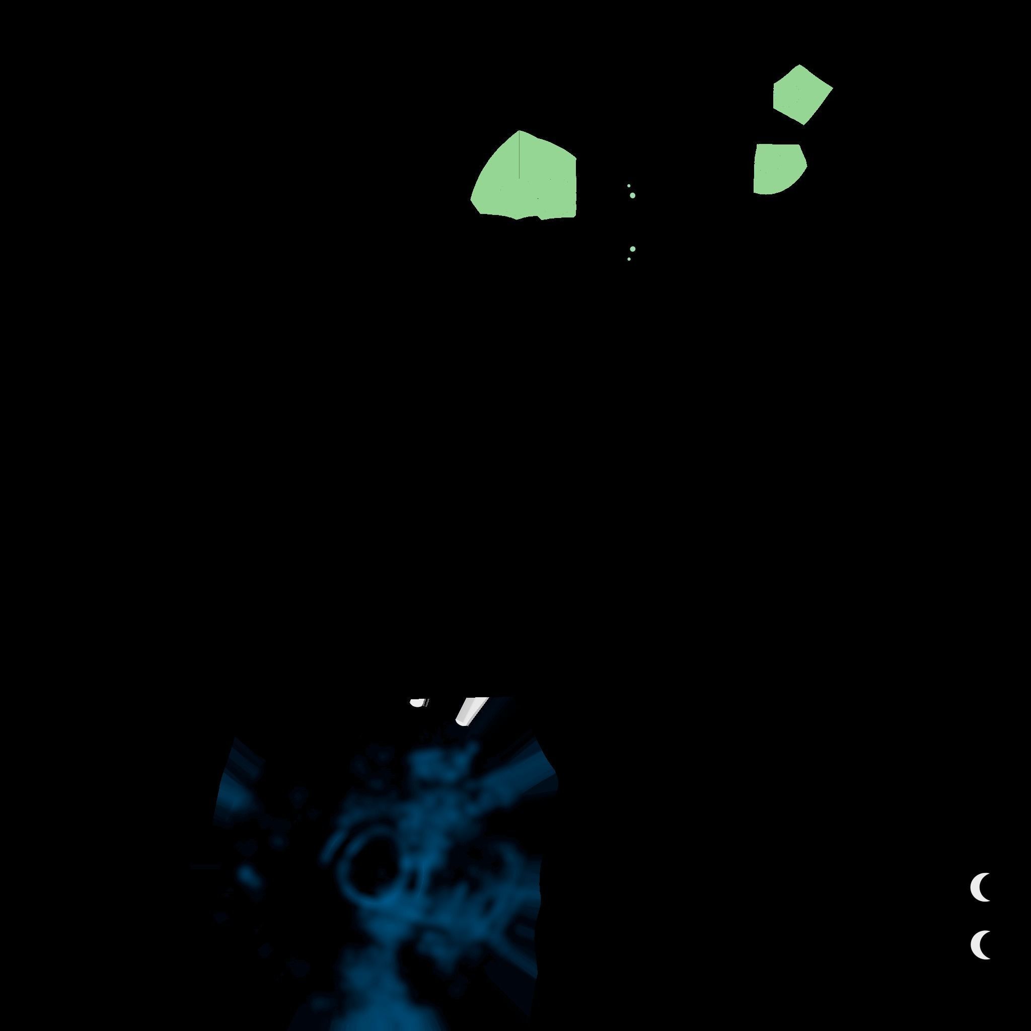 SciFi Brain Helmet 08 Faces - Character Design Fashion Low-poly 3D model_19