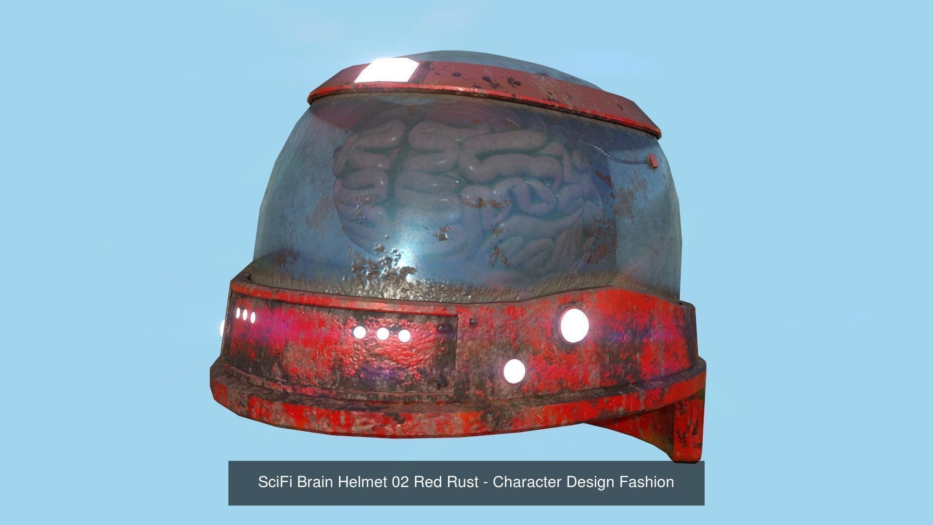08 SciFi Brain Helmet Collection - Character Design Fashion _3