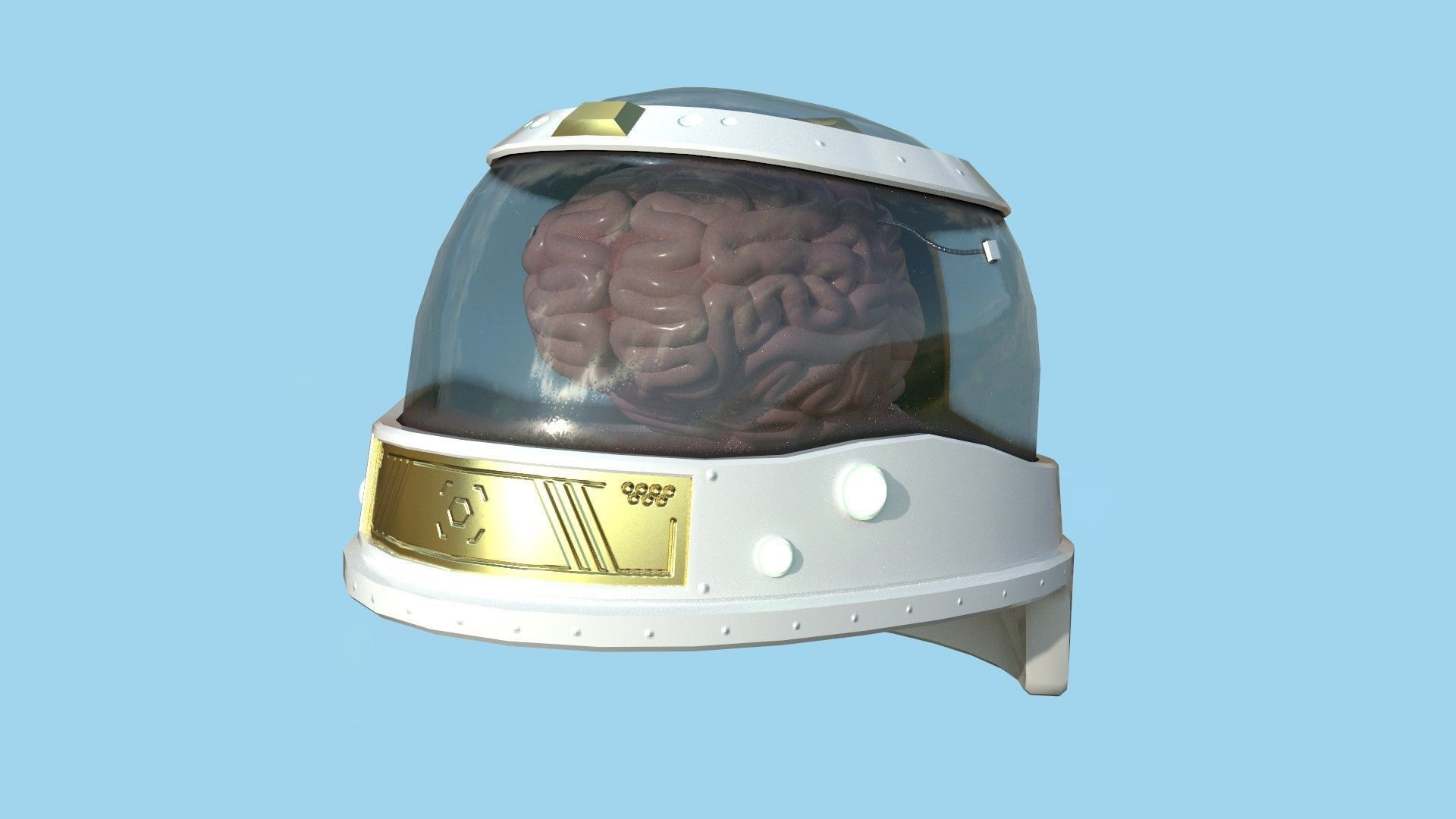 08 SciFi Brain Helmet Collection - Character Design Fashion _8