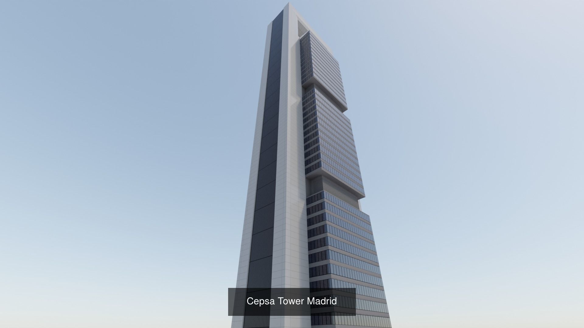 Madrid Cuatro Torres Bussines Area 3D Model Collection_4