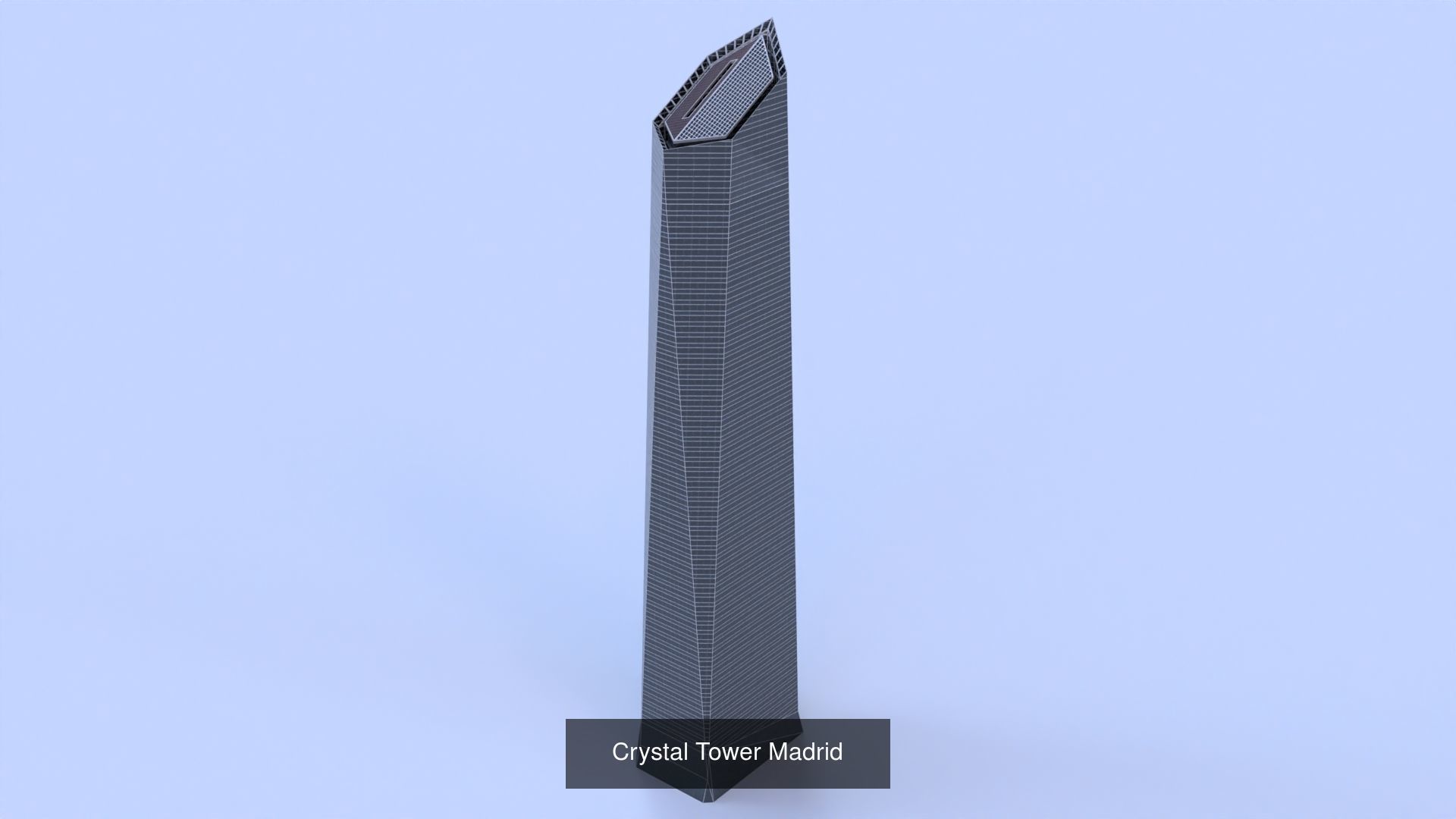 Madrid Cuatro Torres Bussines Area 3D Model Collection_6