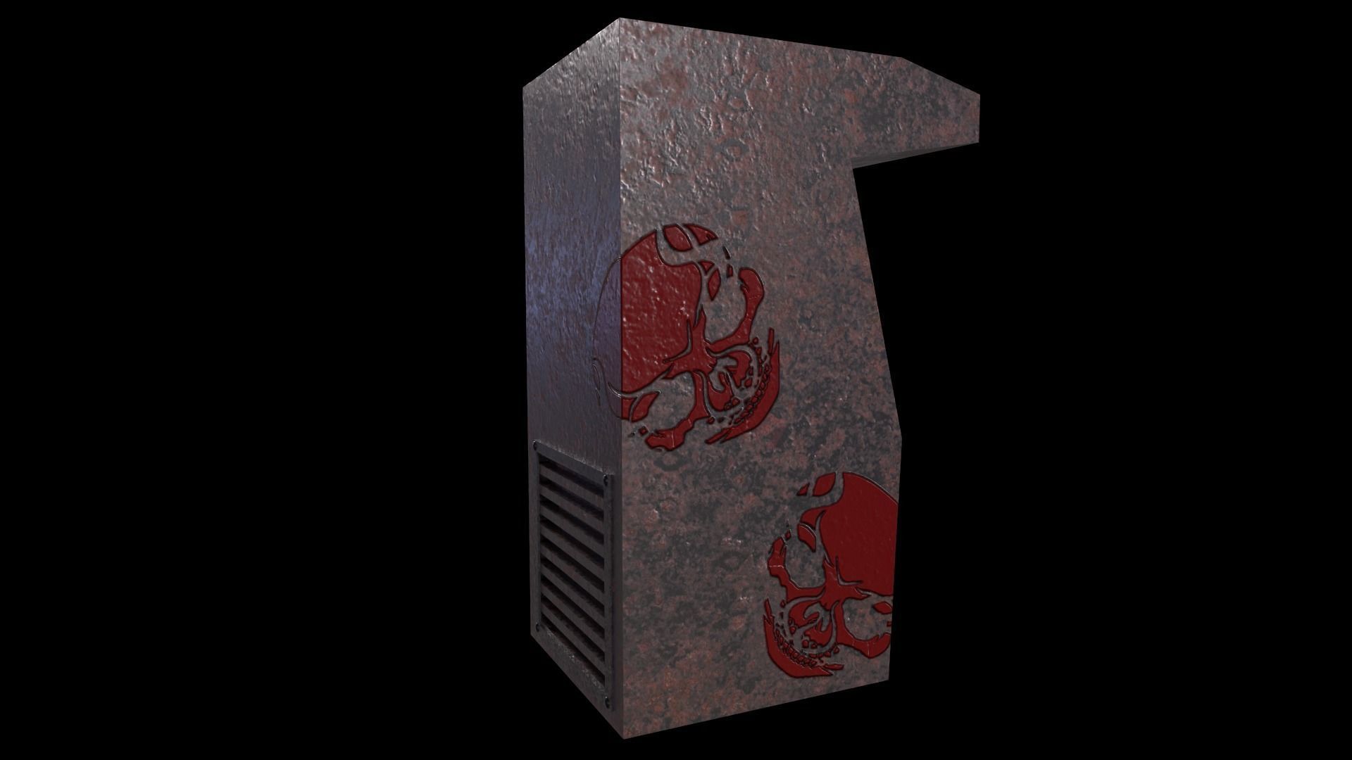 Bank ATM Game Ready Low-poly 3D model Low-poly 3D model_5