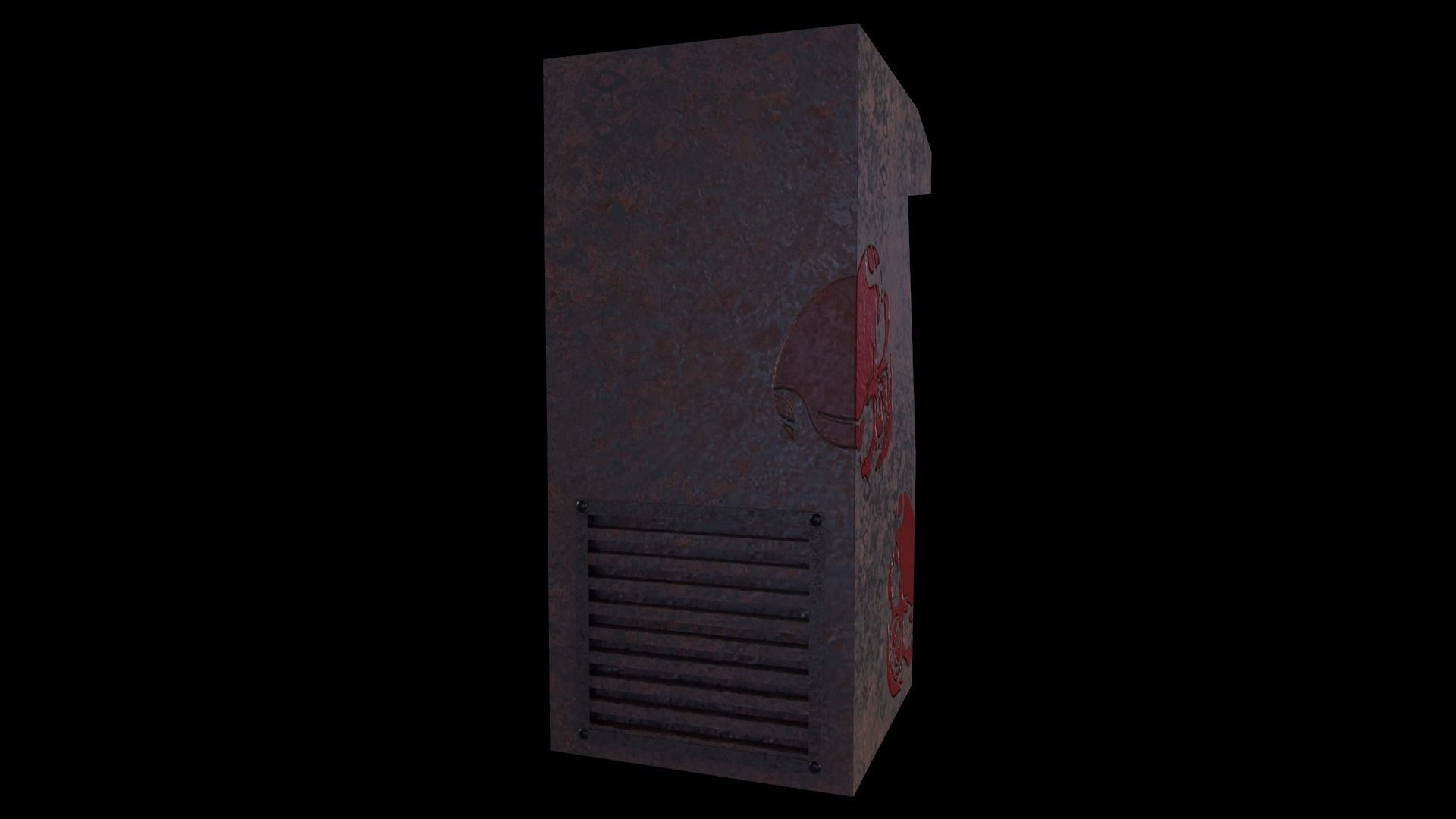 Bank ATM Game Ready Low-poly 3D model Low-poly 3D model_4