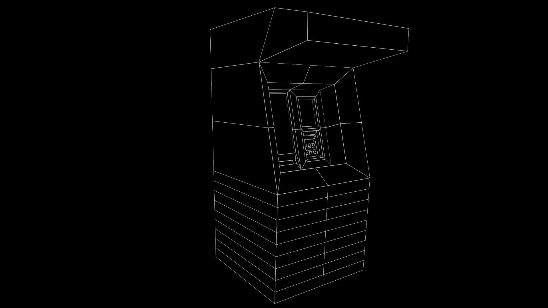 Bank ATM Game Ready Low-poly 3D model Low-poly 3D model_6