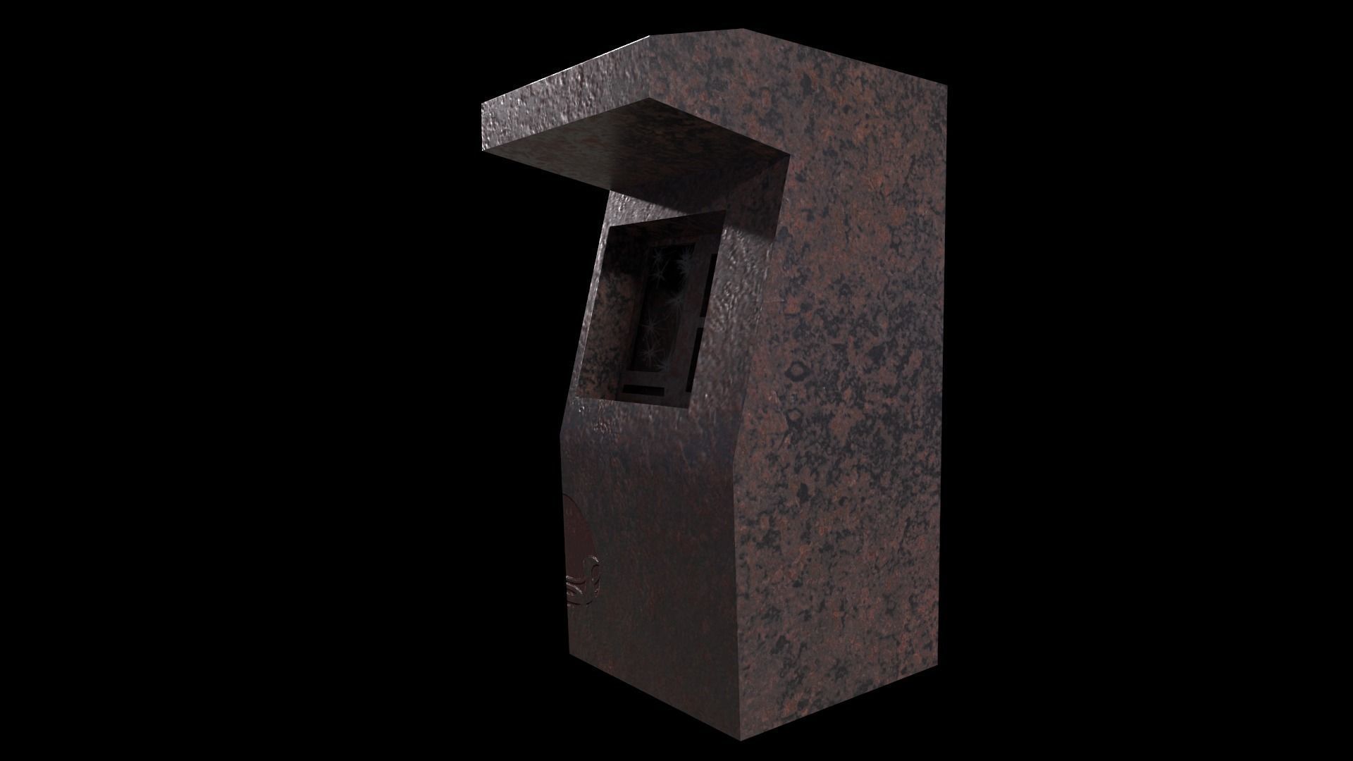 Bank ATM Game Ready Low-poly 3D model Low-poly 3D model_2