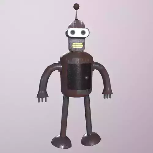 Robot Game ready - Low poly PBR 3D model Low-poly 3D model