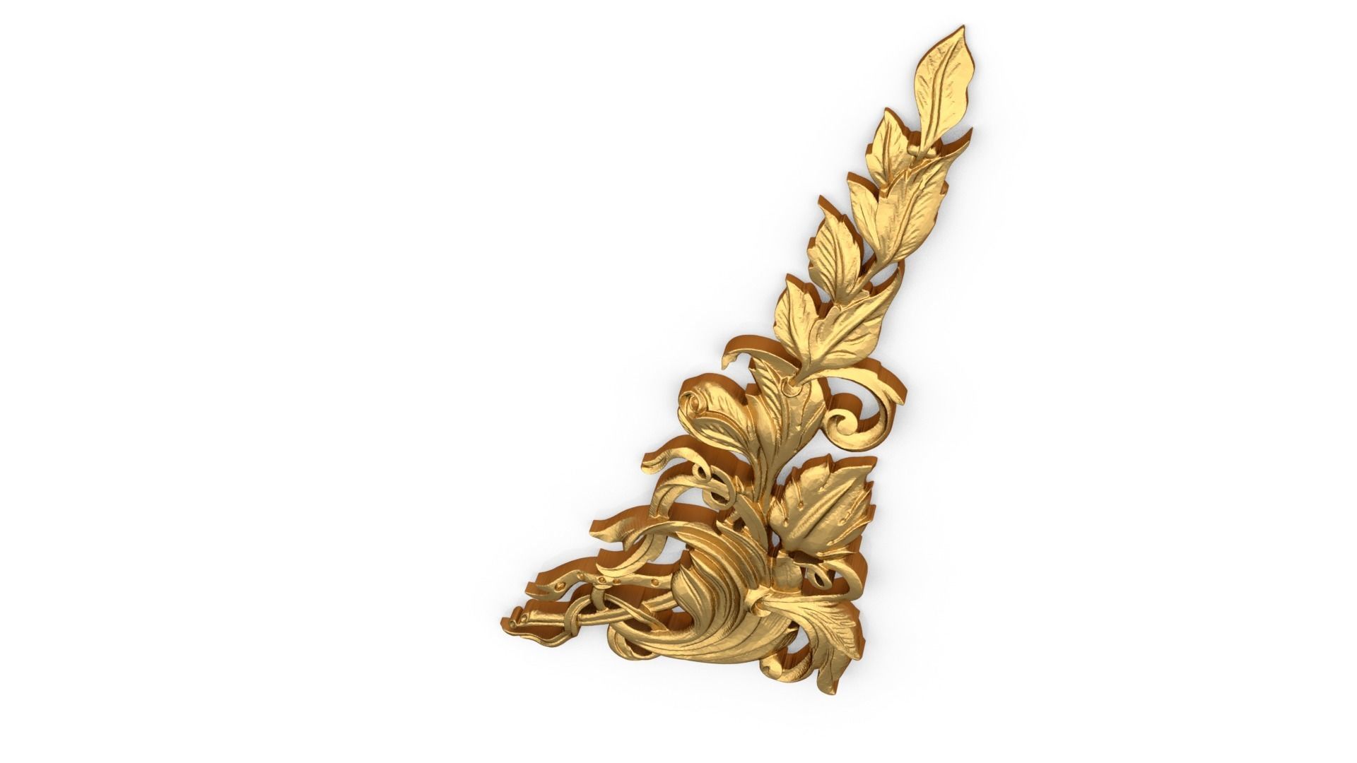 Classic decor ornament 69 3D model_4