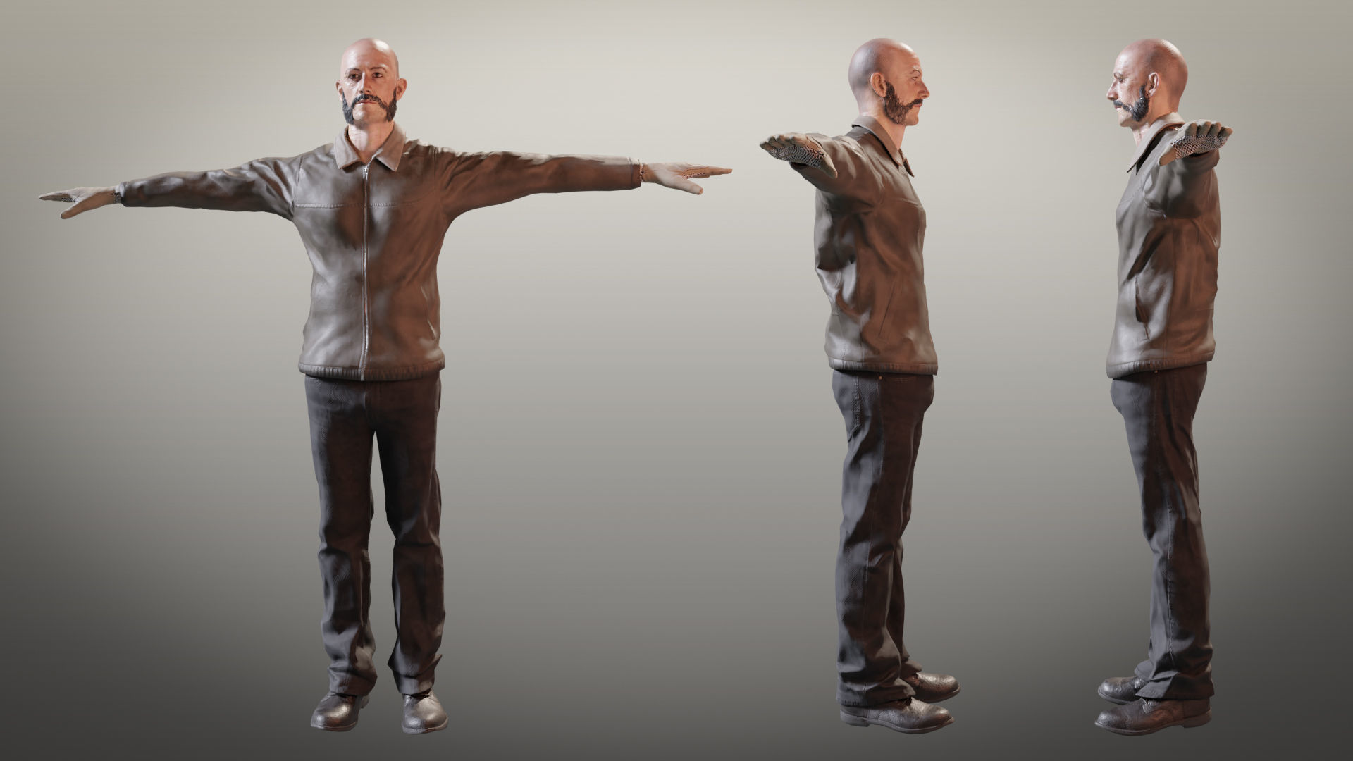 Ultimate Game-Ready Character Pack Low-poly 3D model_21