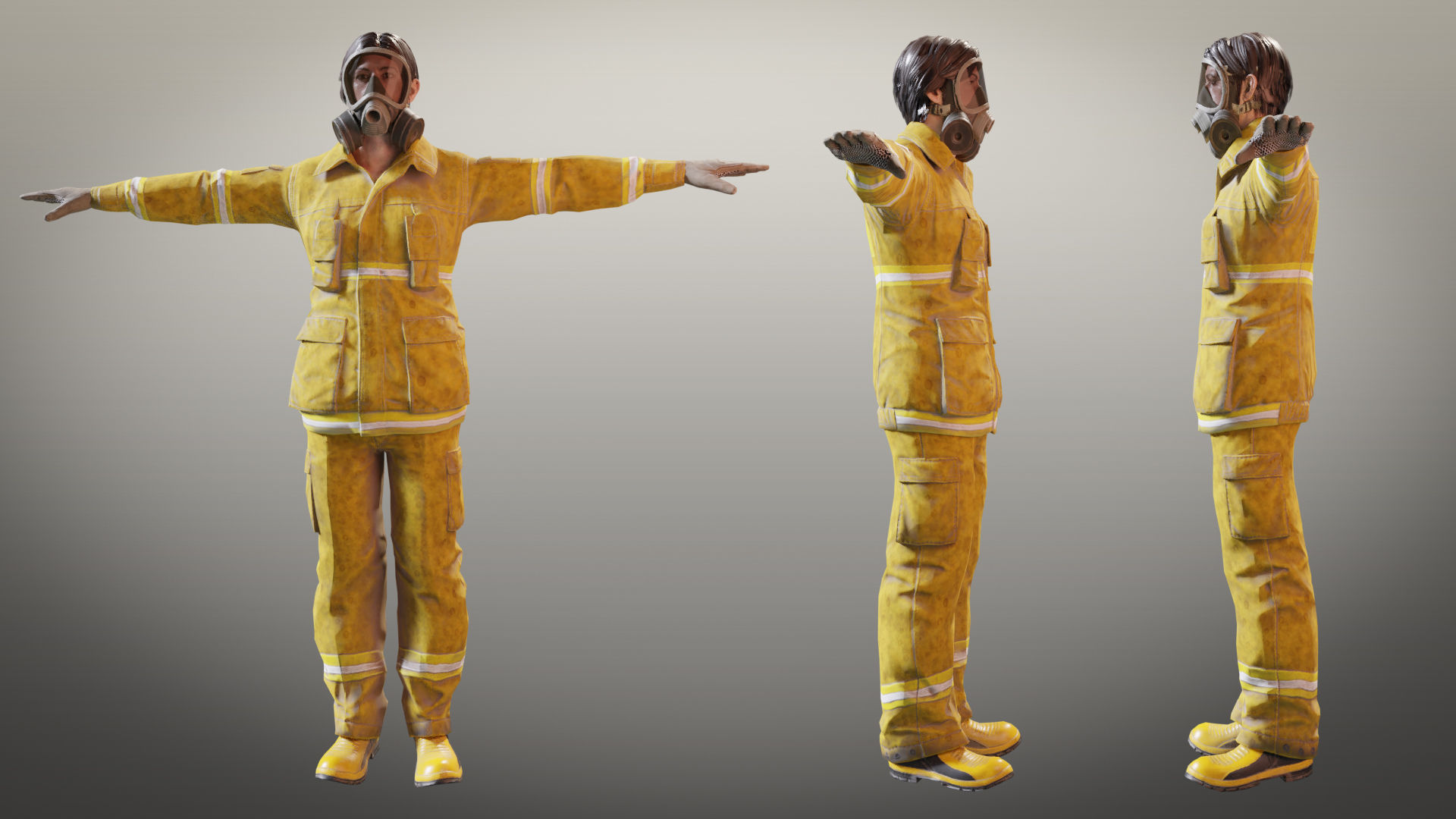 Ultimate Game-Ready Character Pack Low-poly 3D model_19