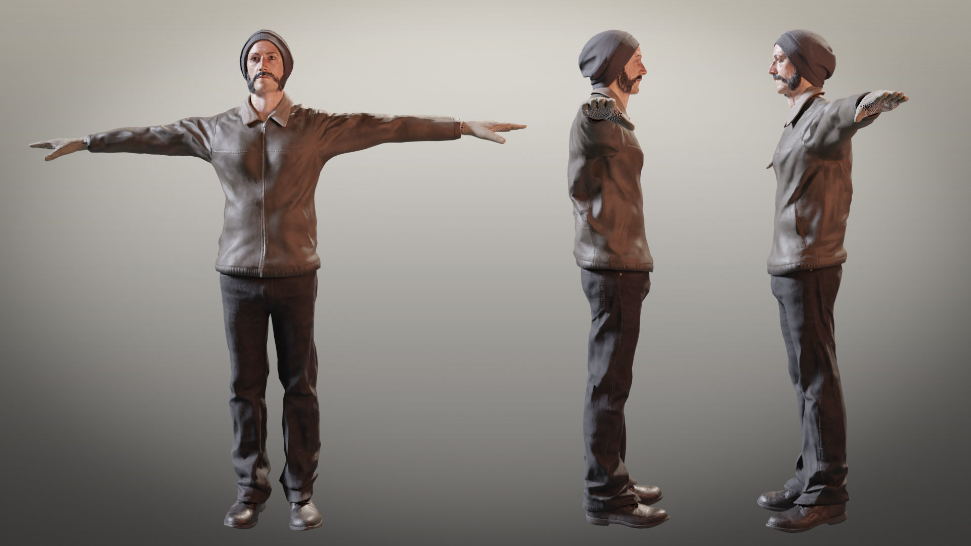 Ultimate Game-Ready Character Pack Low-poly 3D model_22