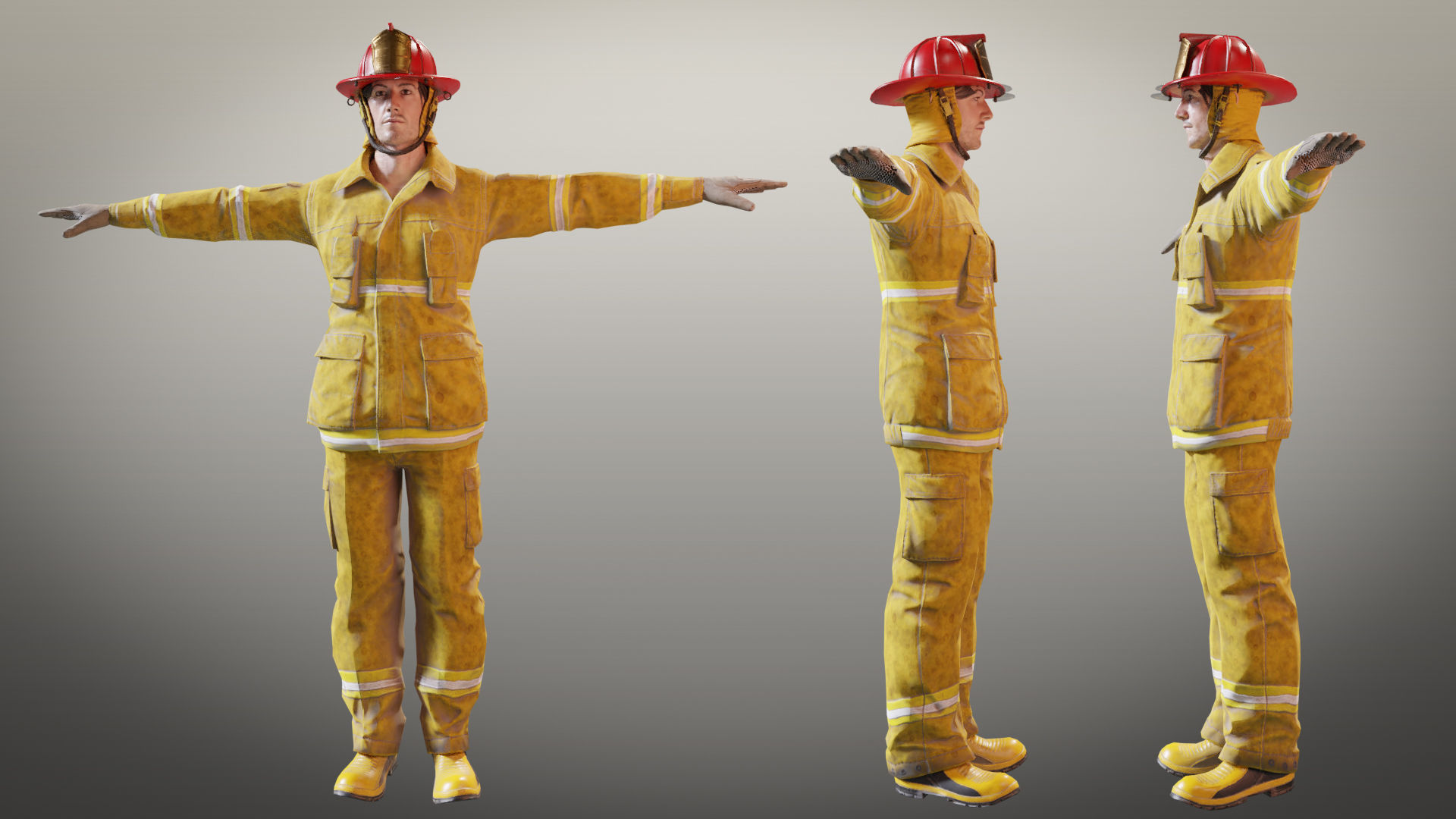 Ultimate Game-Ready Character Pack Low-poly 3D model_20