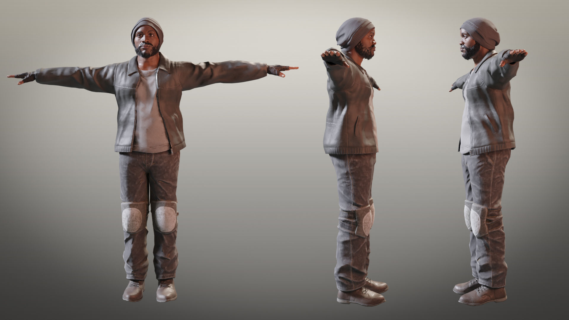 Ultimate Game-Ready Character Pack Low-poly 3D model_24