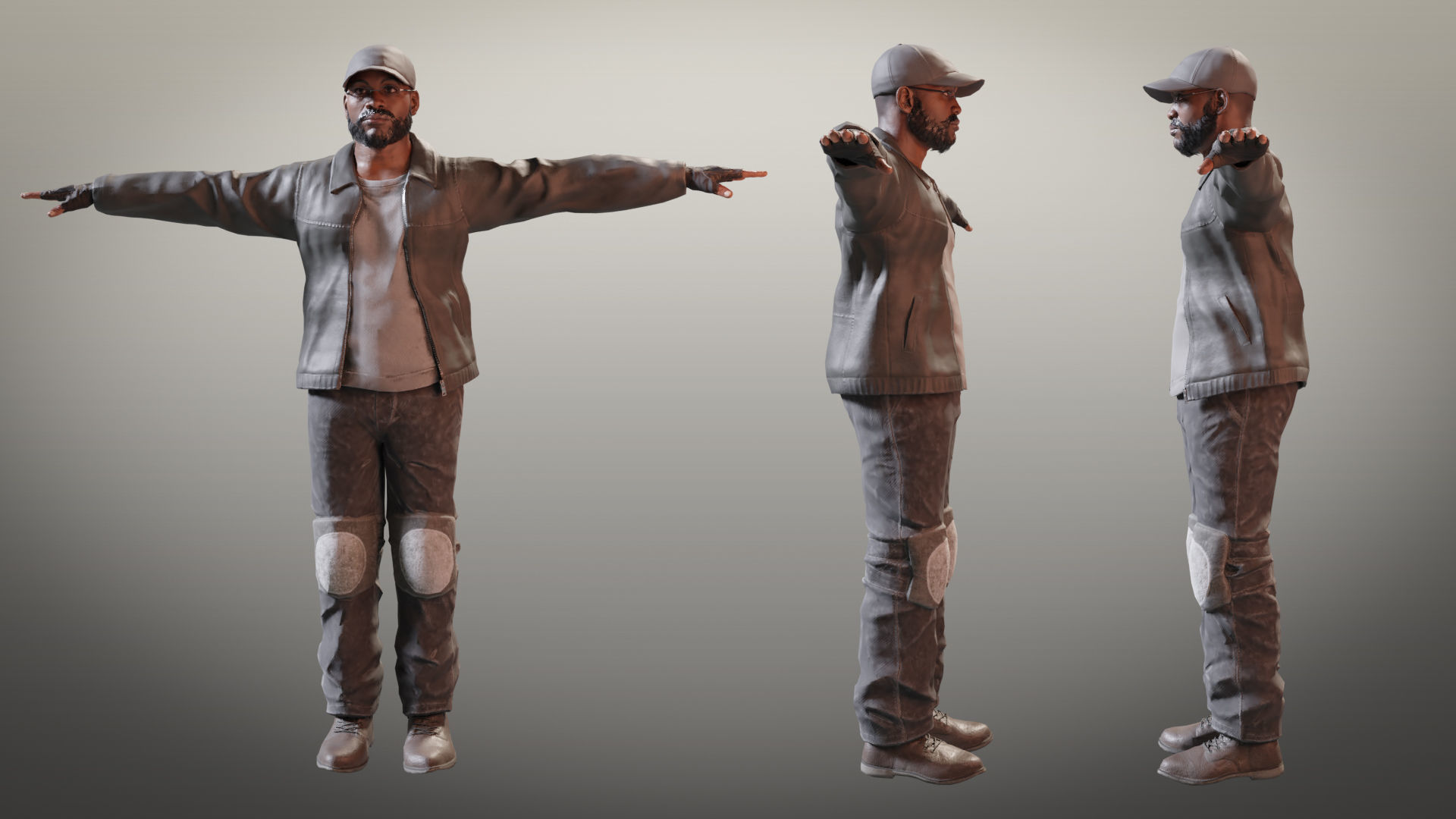 Ultimate Game-Ready Character Pack Low-poly 3D model_23