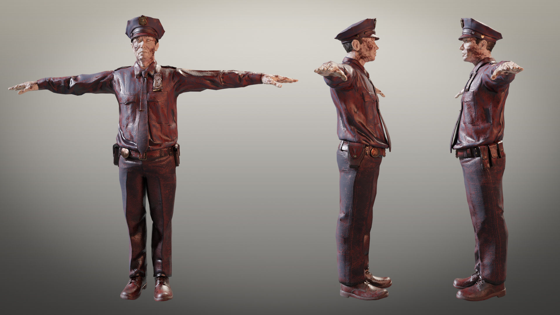 Ultimate Game-Ready Character Pack Low-poly 3D model_9