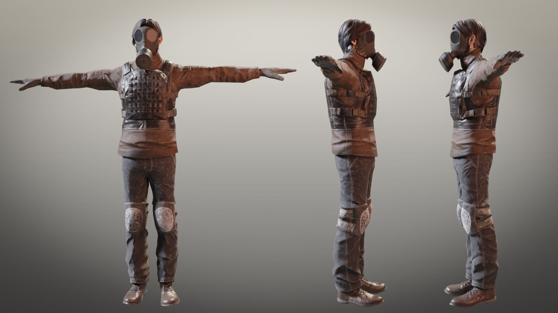 Ultimate Game-Ready Character Pack Low-poly 3D model_11