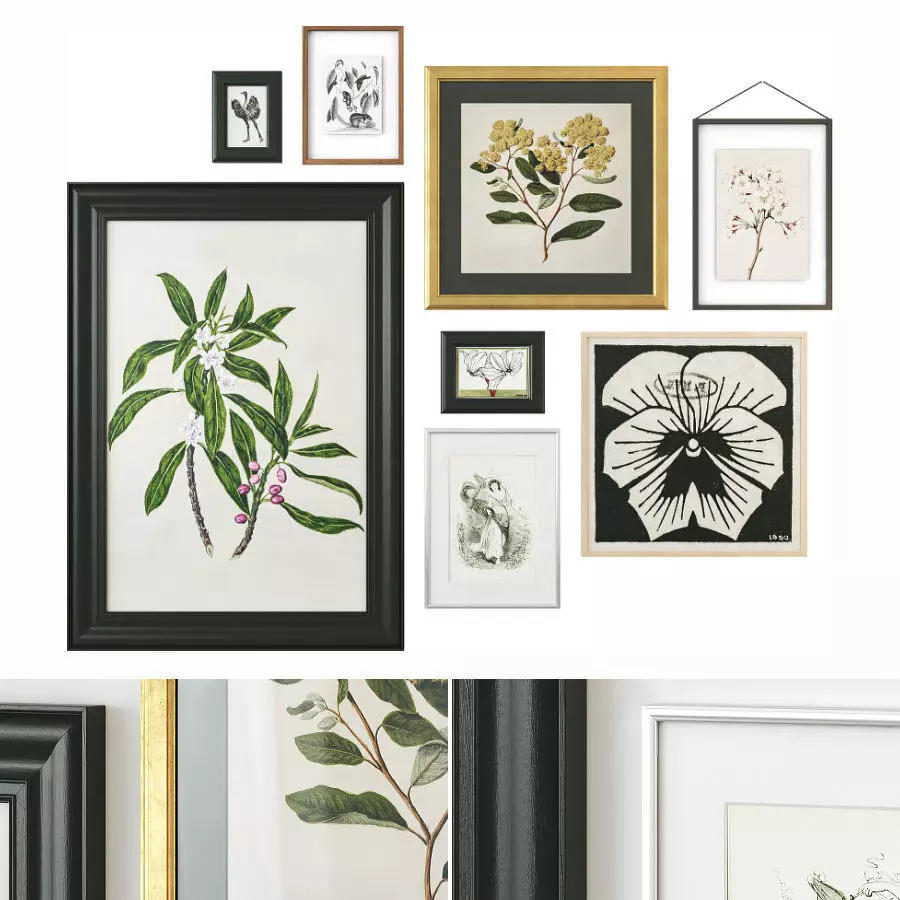 Gallery Wall 99 3D model_0