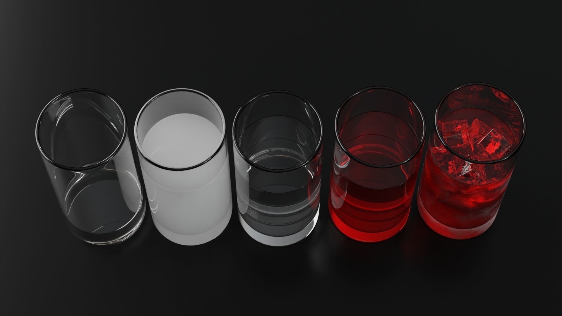 Glass highball 1 3D model_3