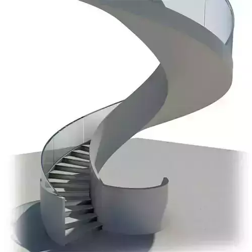 Spiral Stair Case 3D model