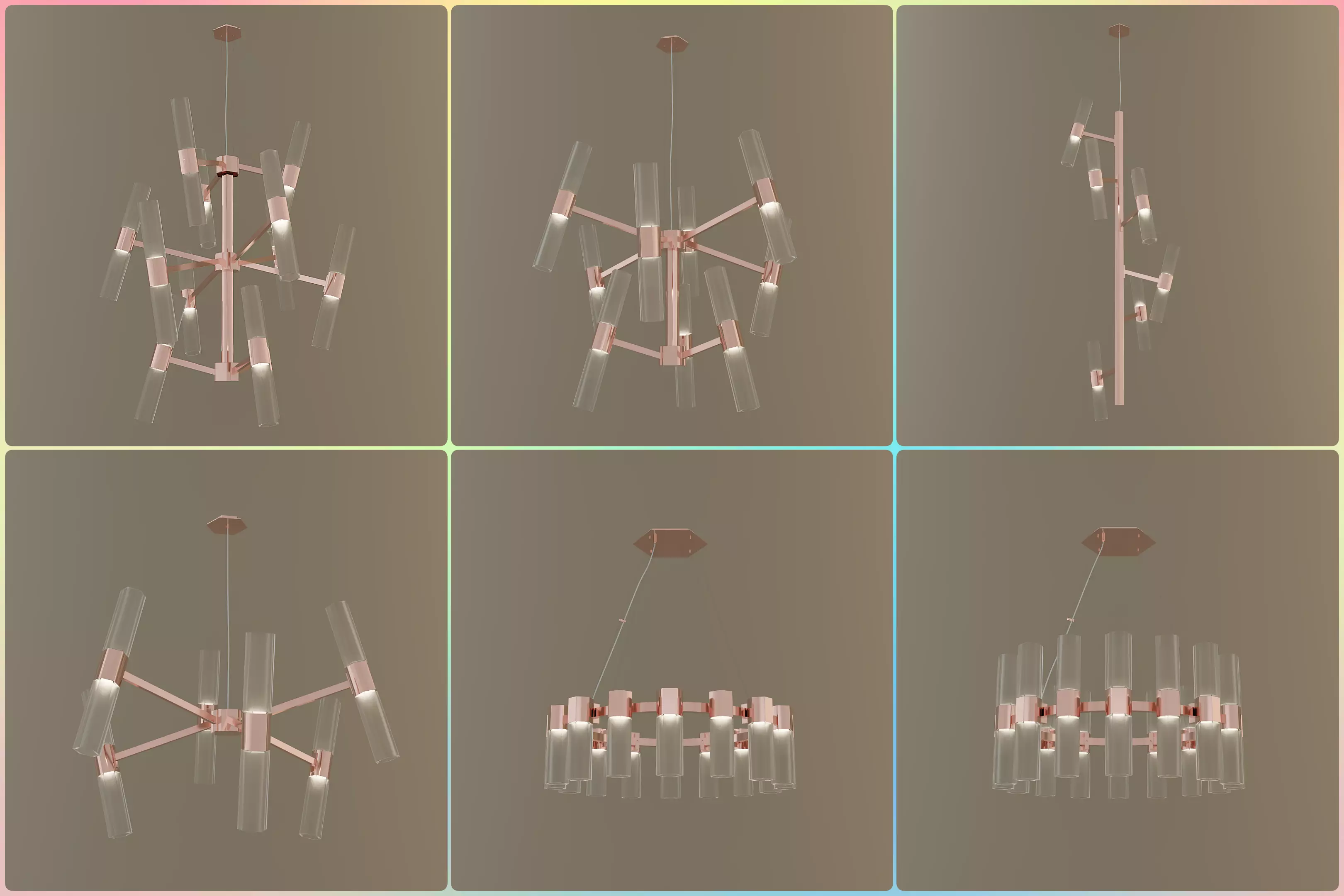 LUXURY  LIGHT COLLECTION 3D model_0