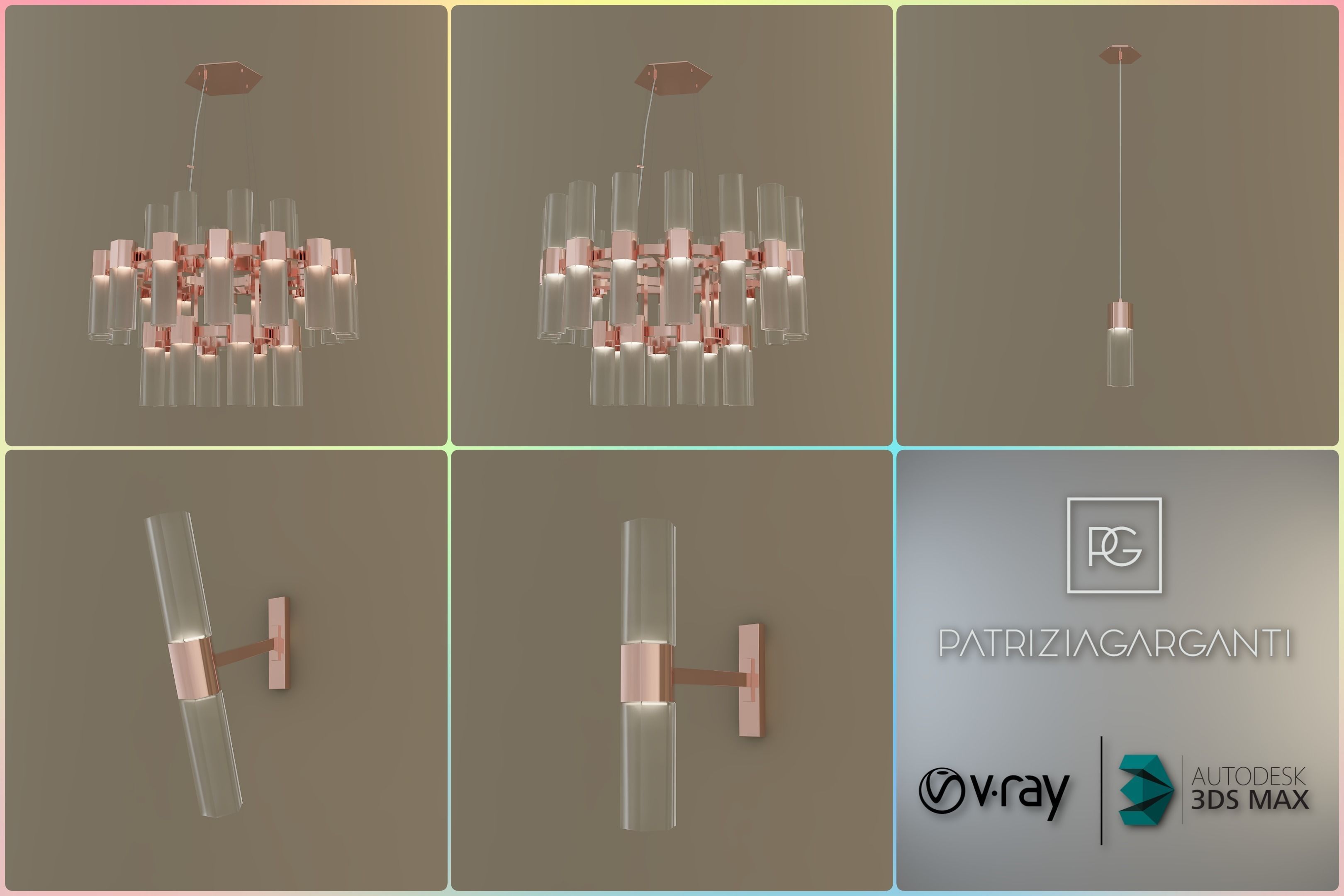 LUXURY  LIGHT COLLECTION 3D model_1
