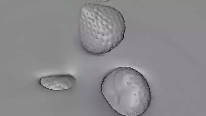 Strawberry Tank Flip Animated 3D model
