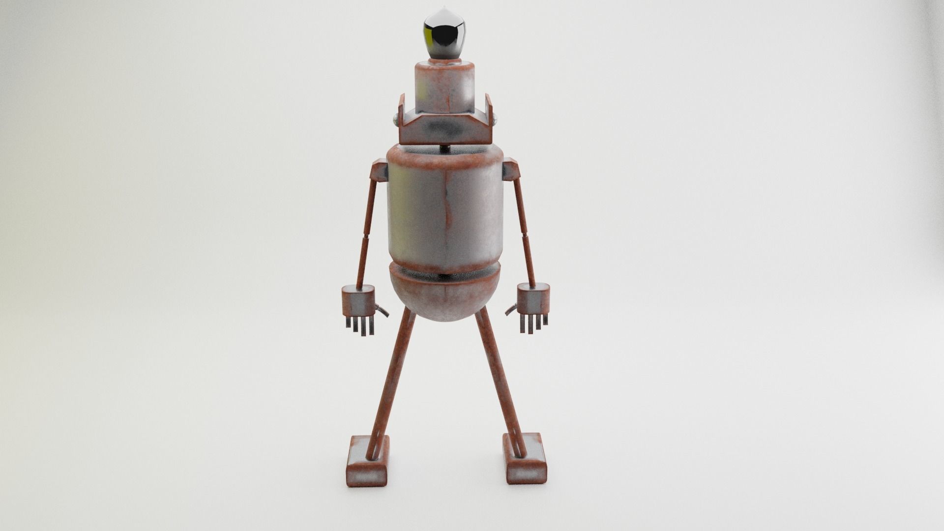 Robot Game ready - Low Poly PBR  3D Model Low-poly 3D model_5