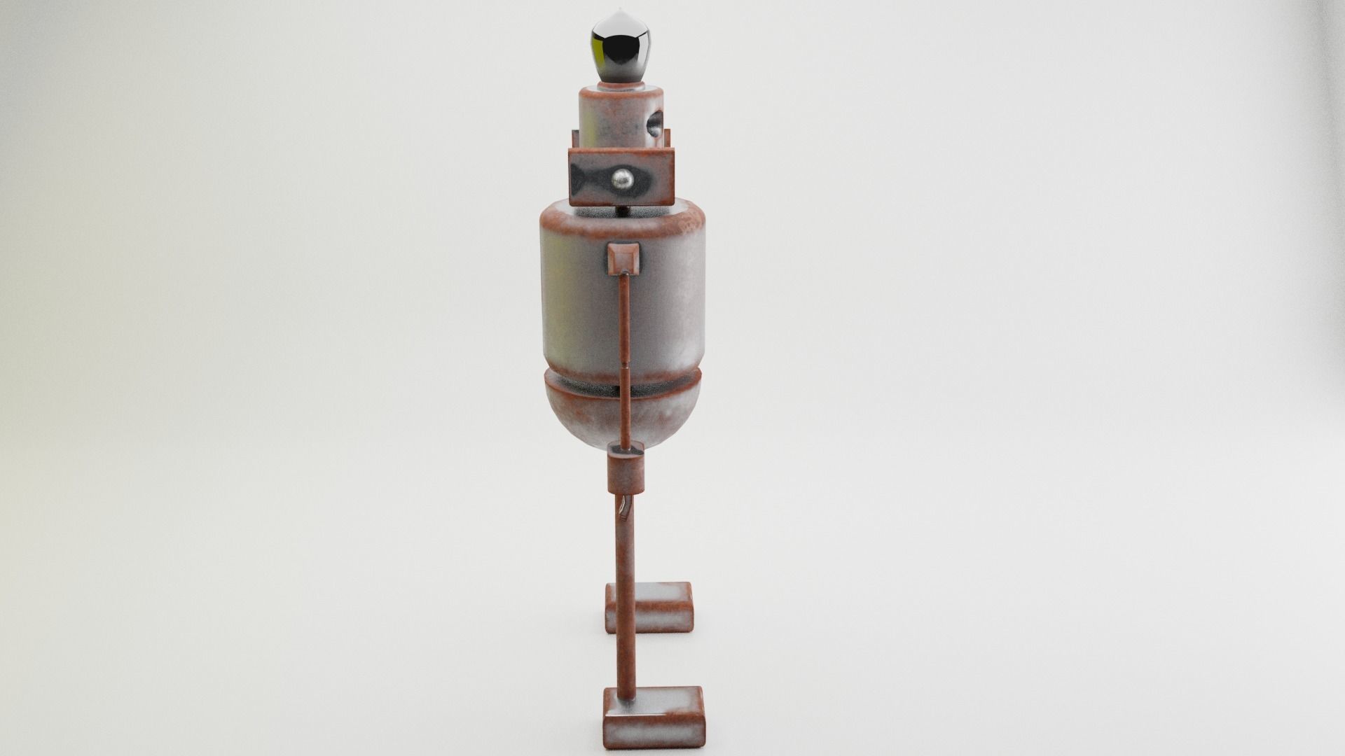 Robot Game ready - Low Poly PBR  3D Model Low-poly 3D model_8